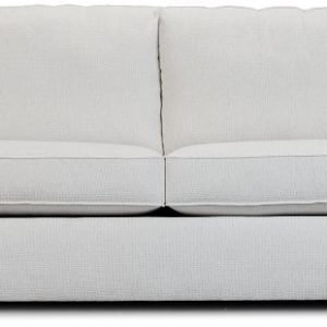 Avalon White Fabric Sofa