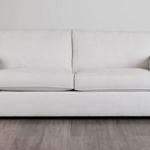 Avalon White Fabric Sofa