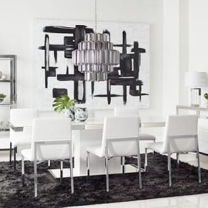 Miami White 94″” Rectangular Table