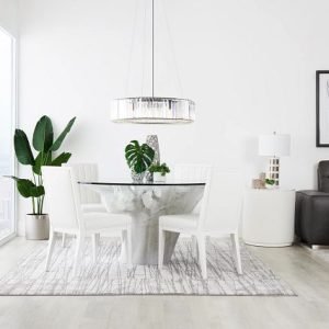 Ocean Drive Glass 60″” Round Table