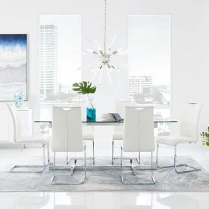 Denmark Glass Rectangular Table