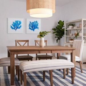 Woodstock Light Tone Rectangular Table