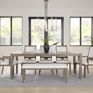 Alden Gray Rectangular Table