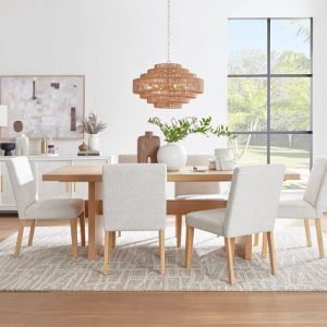 Park Ridge Light Tone Trestle Table