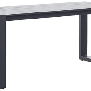 Linear2 Dark Gray Aluminum Coffee Table