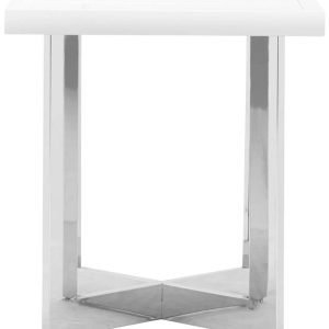 Cortina White Square End Table