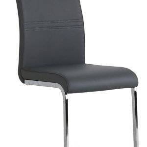 Treviso Gray Upholstered Side Chair