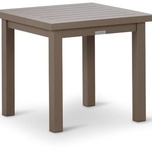 Raleigh Taupe Aluminum End Table