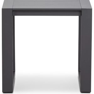 Linear2 Dark Gray Aluminum End Table