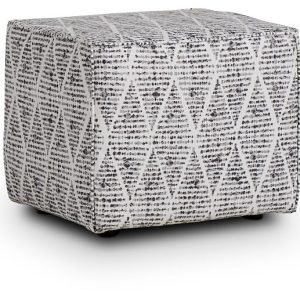 Foster Black Indoor/outdoor Accent Ottoman