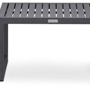 Barbados Light Gray Aluminum Square Coffee Table