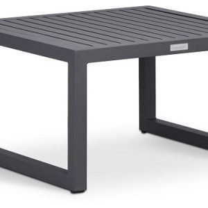 Barbados Light Gray Aluminum Square Coffee Table