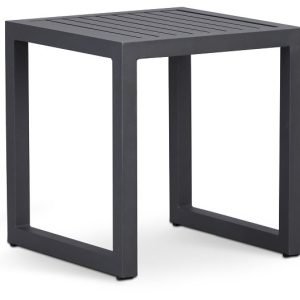 Barbados Light Gray Aluminum End Table