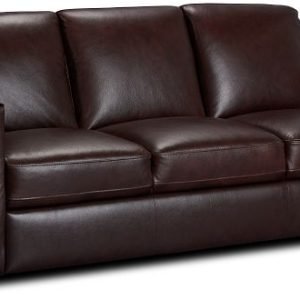 Lane Medium Brown Lthr/vinyl Sofa