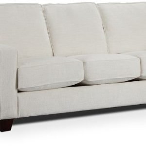 Andie White Fabric Sofa