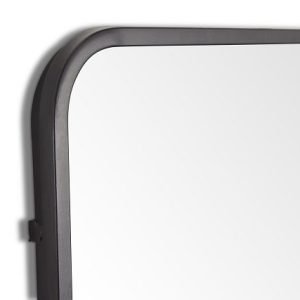 Amara Black Floor Mirror