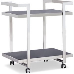 Arlo Black Bar Cart