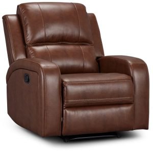 Arden Dark Brown Micro Recliner