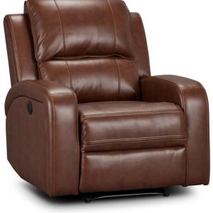 Arden Dark Brown Micro Power Recliner