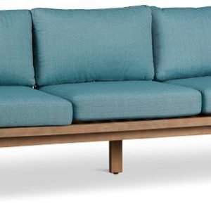 Laguna Light Tone Sofa With Teal Cushions