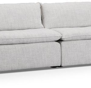 Aurora Light Gray Micro Sofa