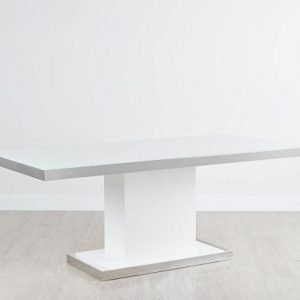 Miami White 78″” Rectangular Table