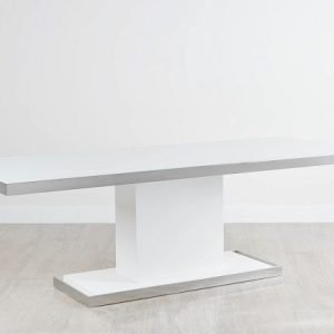 Miami White 94″” Rectangular Table