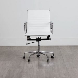 Mateo White Desk Chair