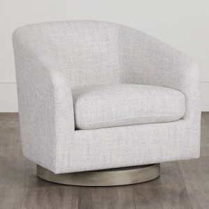 Paloma Gray Fabric Accent Chair