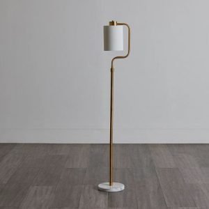 Alma Gold Marble Floor Lamp