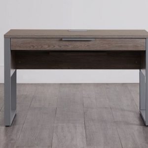 Clark Gray Dropdwn Dr Desk