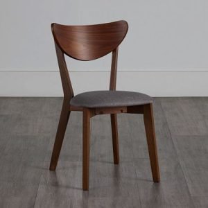 Bari Gray Upholstered Side Chair