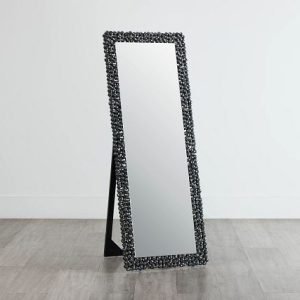 Aiden Dark Gray Floor Mirror