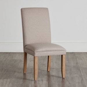 Dublin Beige Light Tone Upholstered Side Chair