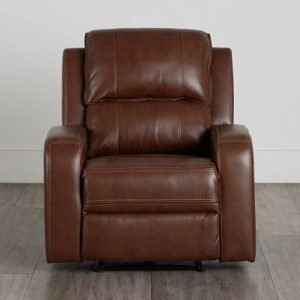 Arden Dark Brown Micro Power Recliner