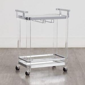 Rosie Chrome Bar Cart