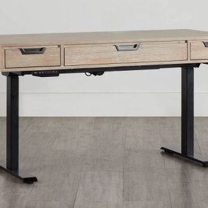 Burbank Light Tone Height Adjustable Standing Desk