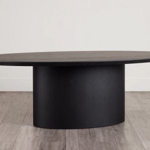 Nomad Black 94″” Oval Table