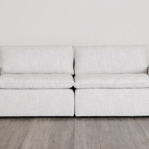 Aurora Light Gray Micro Sofa